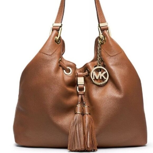 MICHAEL Michael Kors Handbags - NWT Gorgeous MICHAEL Michael Kors Drawstring Leather Shoulder Bag